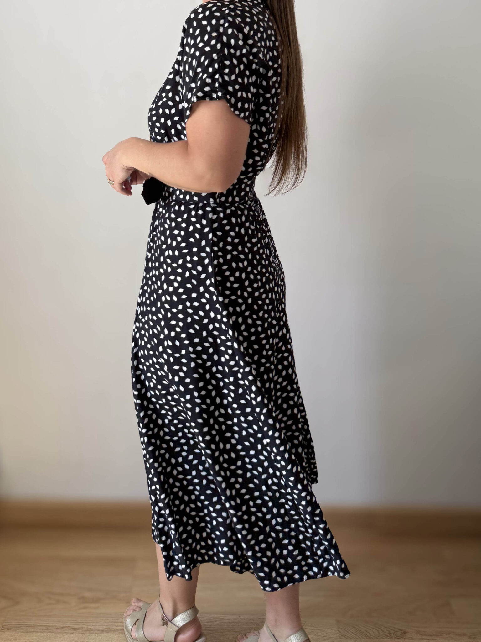 Imagen de Vestido bicolor fluido (2)