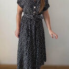 Imagen de Vestido bicolor fluido (4)