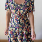 Imagen de Vestido corto con flores (2)
