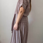 Imagen de Vestido de rayas marron (4)