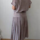Imagen de Vestido de rayas marron (5)
