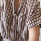 Imagen de Vestido de rayas marron (6)