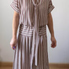 Imagen de Vestido de rayas marron (7)