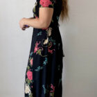 Imagen de Vestido negro estampado (5)
