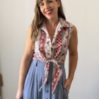 Imagen de Blusa sin mangas estilo provenzal (4)