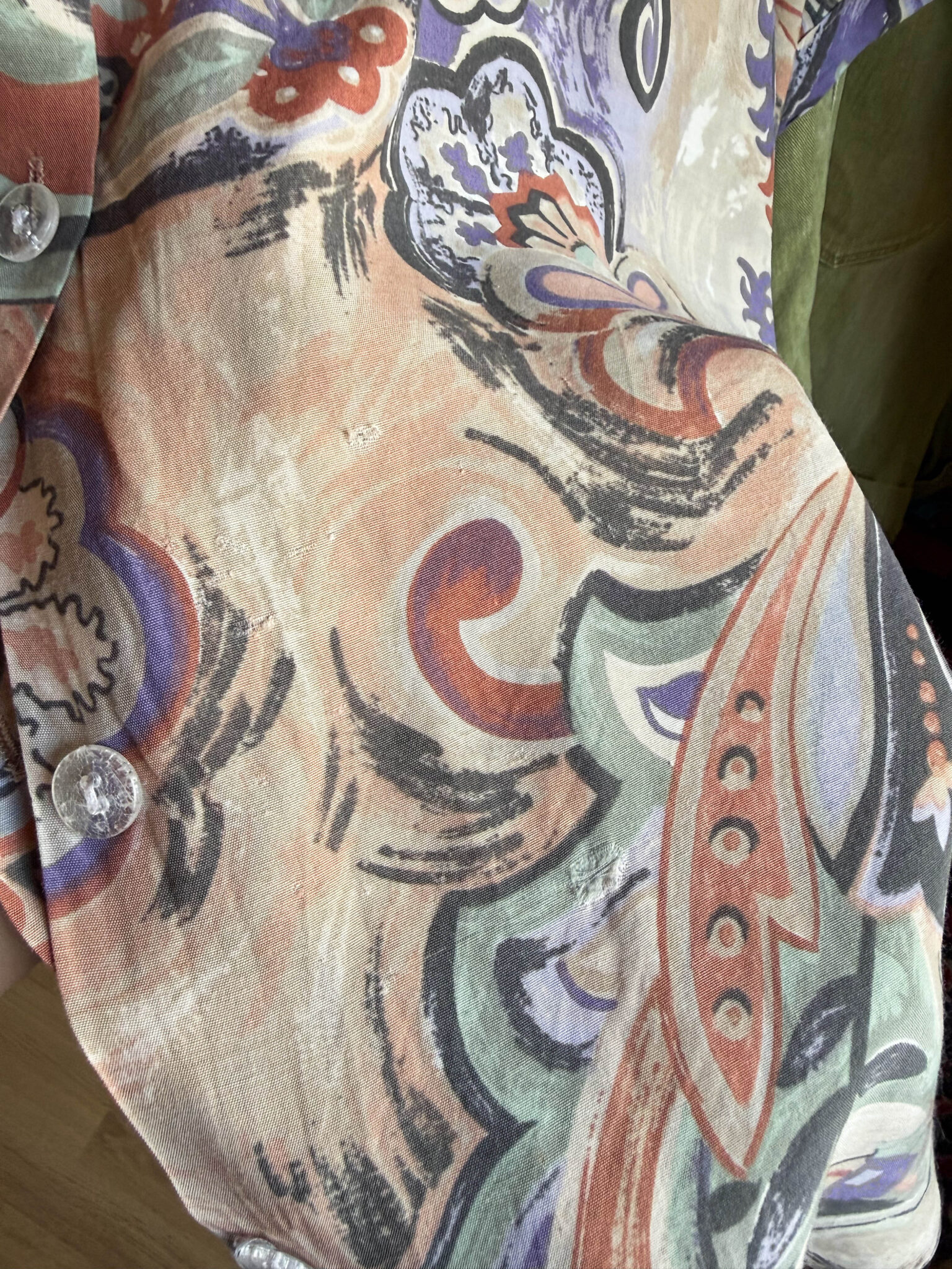 Imagen de Camisa paisley tonos pastel (1)