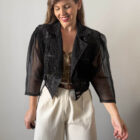 Imagen de Chaqueta joya organza años 80 (2)