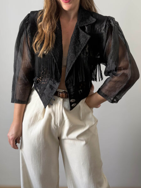 Imagen de Chaqueta joya organza años 80 (3)