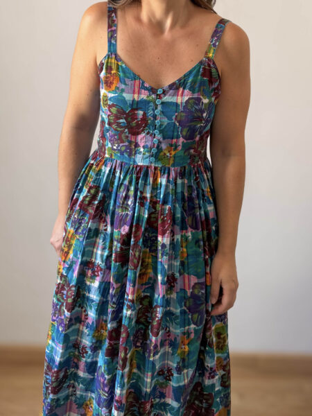 Imagen de Vestido de algodón francés años 70 (12)