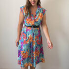 Imagen de Vestido estampado floral fabricado en francia (2)