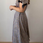 Imagen de Vestido francés con margaritas multicolor (2)