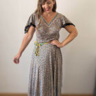 Imagen de Vestido francés con margaritas multicolor (5)