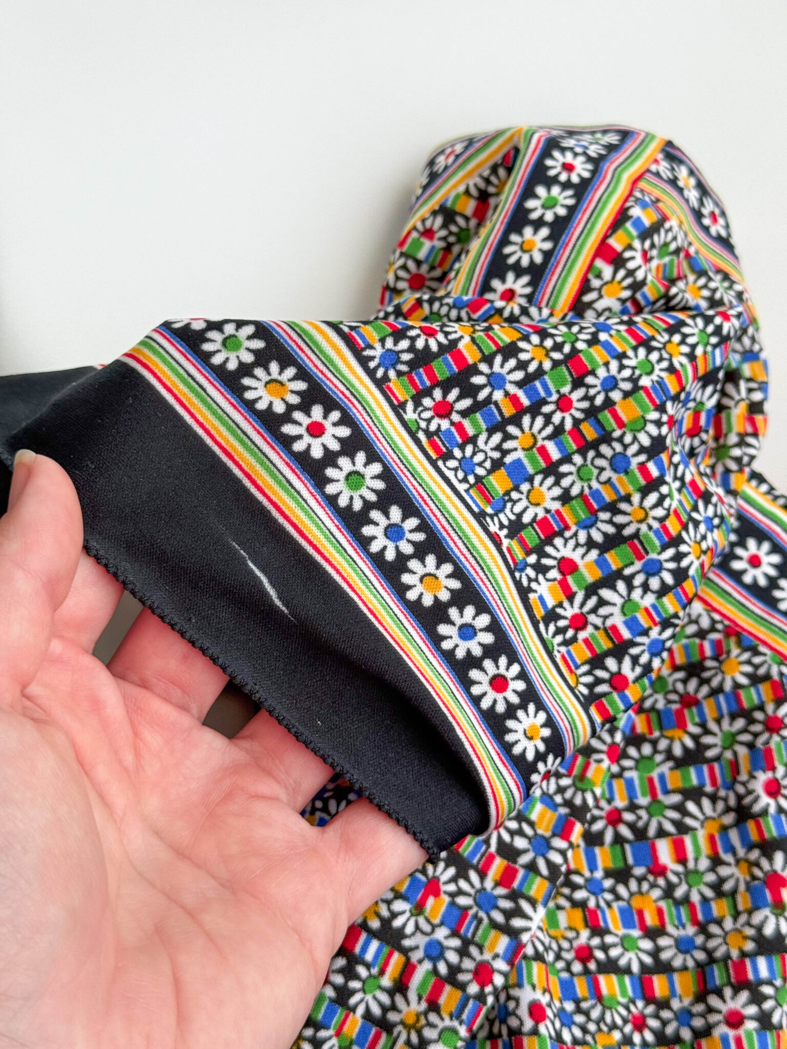 Imagen de Vestido francés con margaritas multicolor (9)
