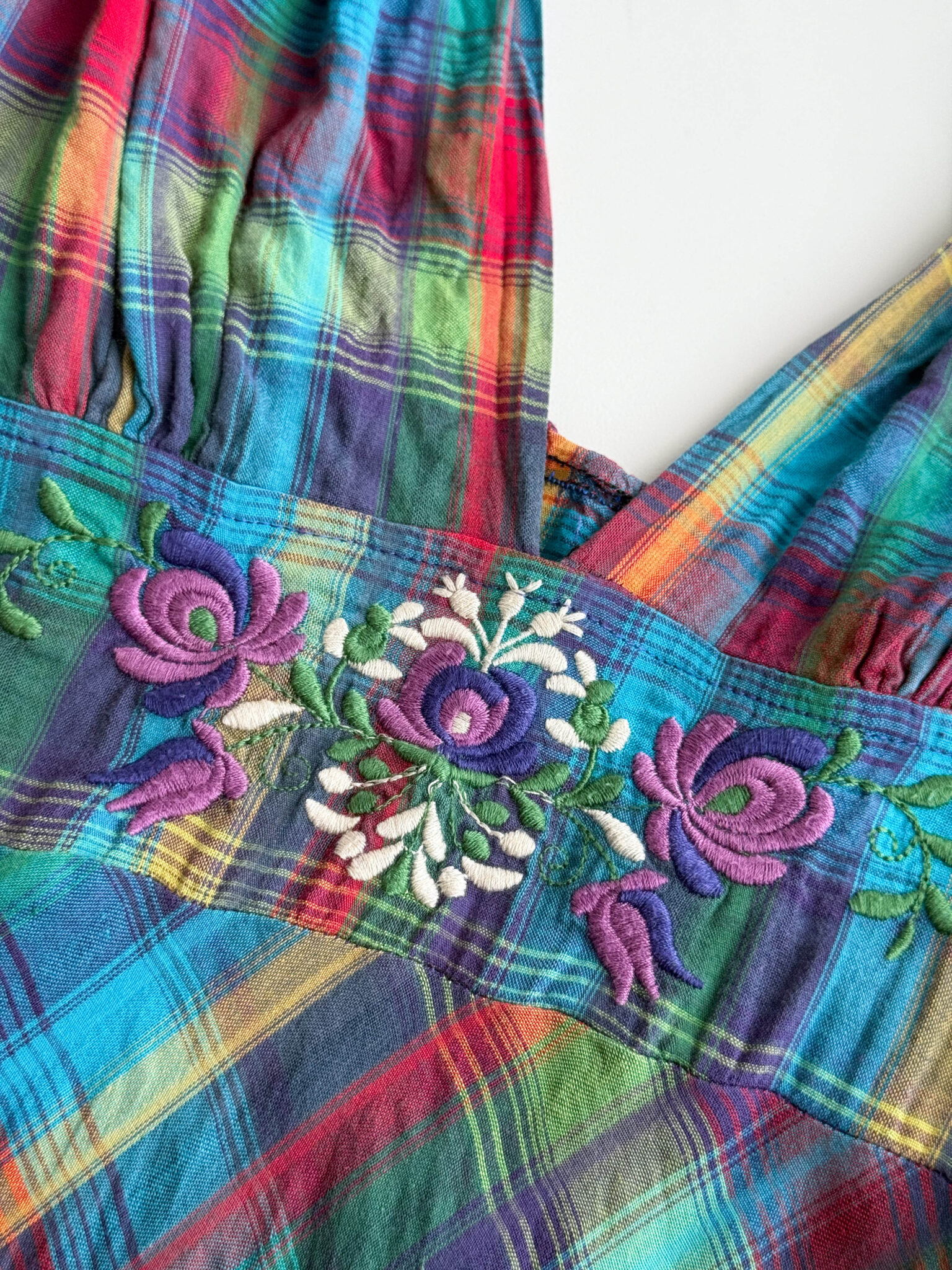 Imagen de Vestido largo de algodón estampado (2)