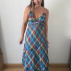 Imagen de Vestido largo de algodón estampado (5)