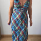 Imagen de Vestido largo de algodón estampado (6)