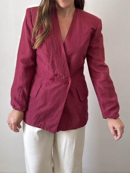Imagen de Blazer parisina color frambuesa (3)