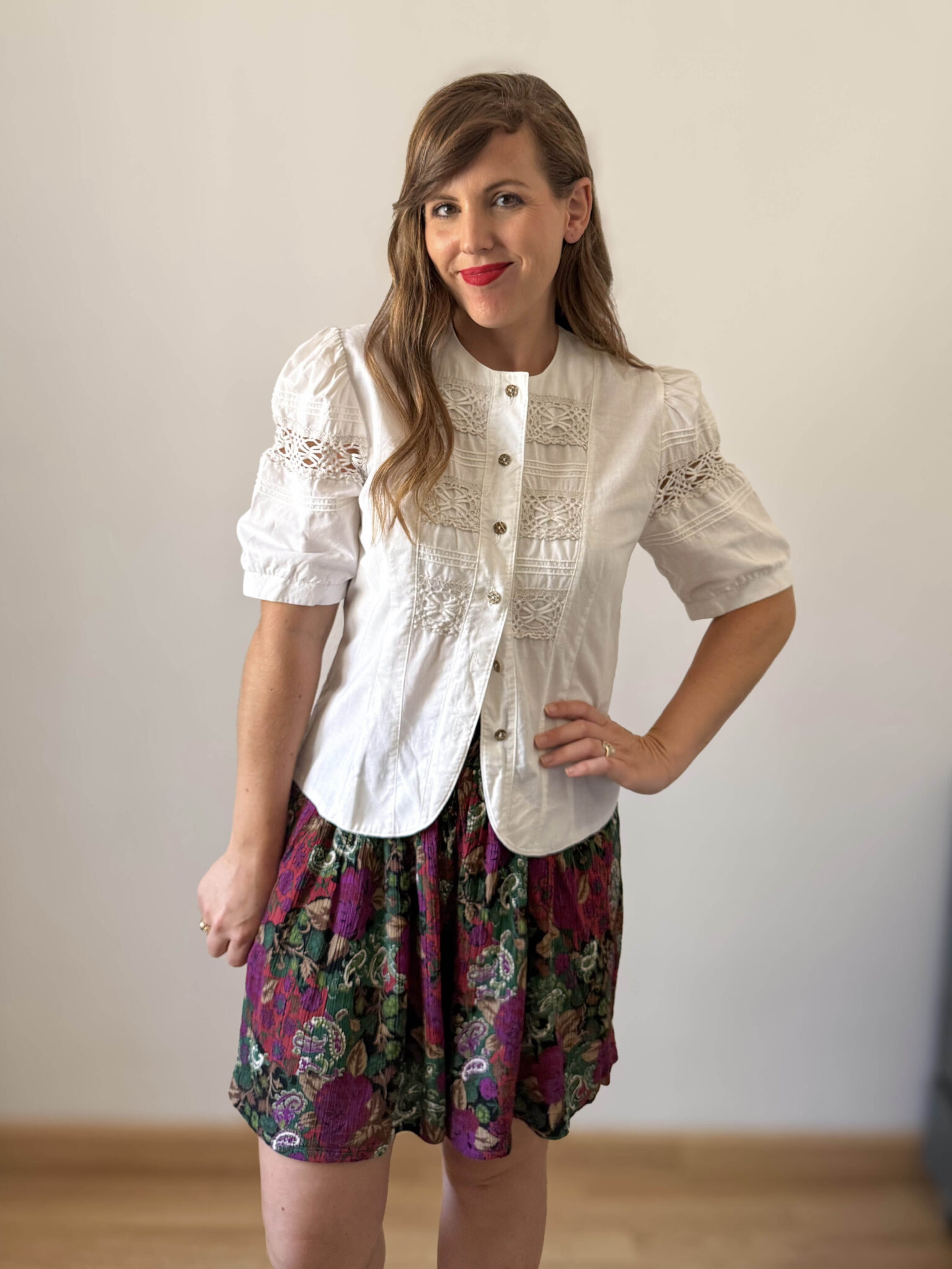 Imagen de Blusa alemana con paneles bordados (9)