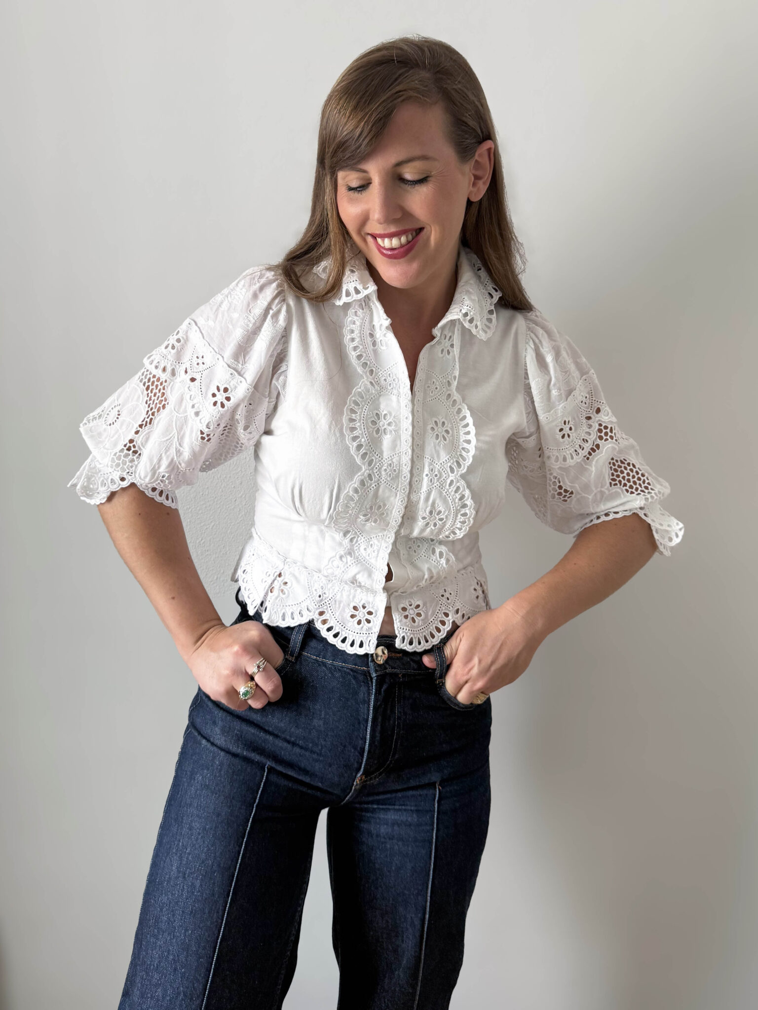 Imagen de Blusa austriaca entallada (6)