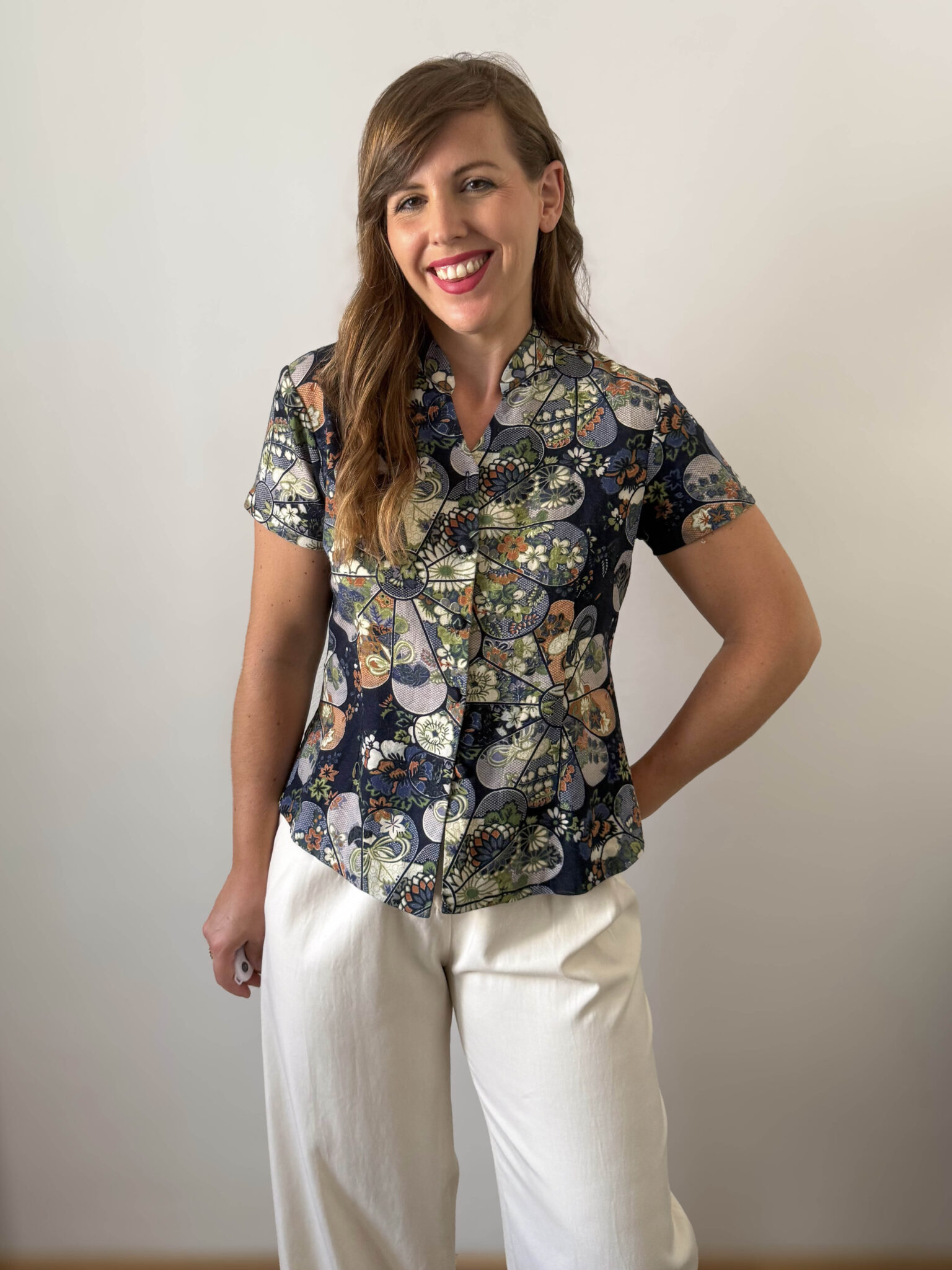 Imagen de Blusa estilo oriental 70s (6)