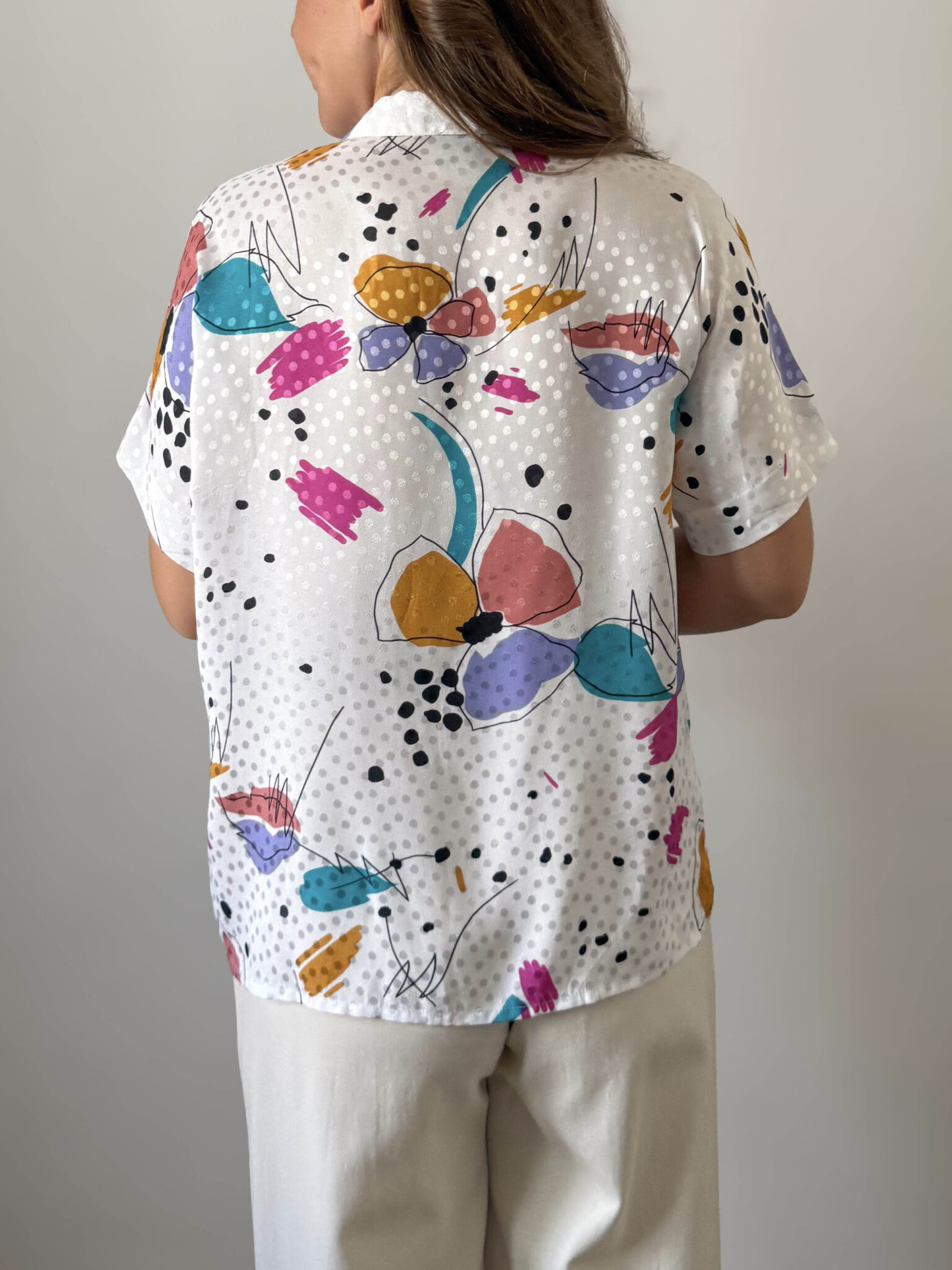 Imagen de Blusa satinada años90 (3)