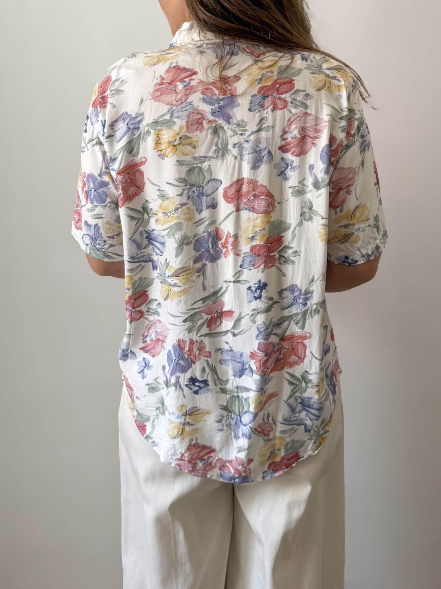 Imagen de Camisa años 90 con estampado floral (4)