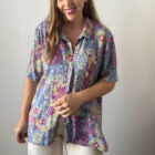 Imagen de Camisa estampada tejido plisado (2)