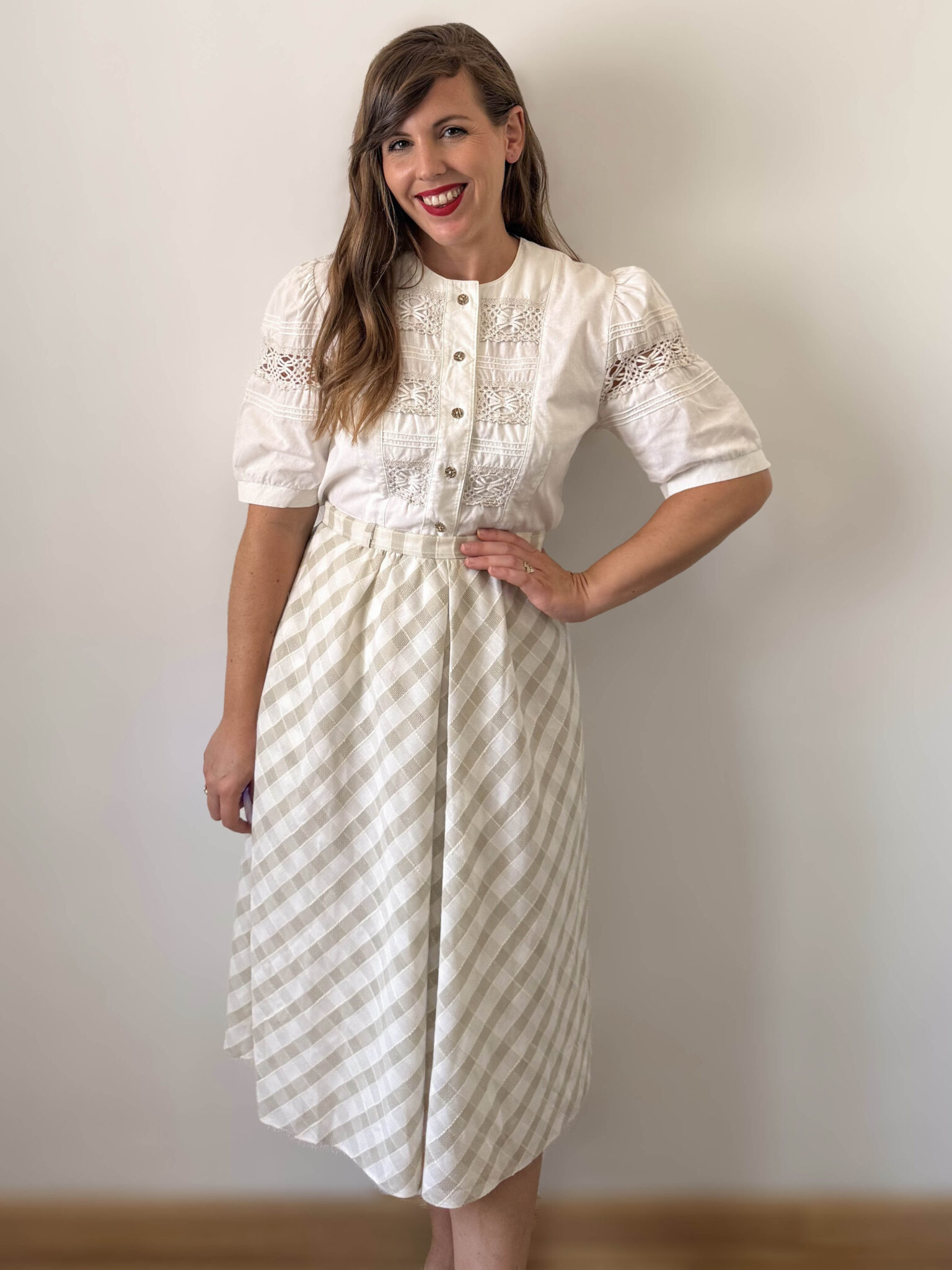 Imagen de Falda parisina con tejido jacquard (2)