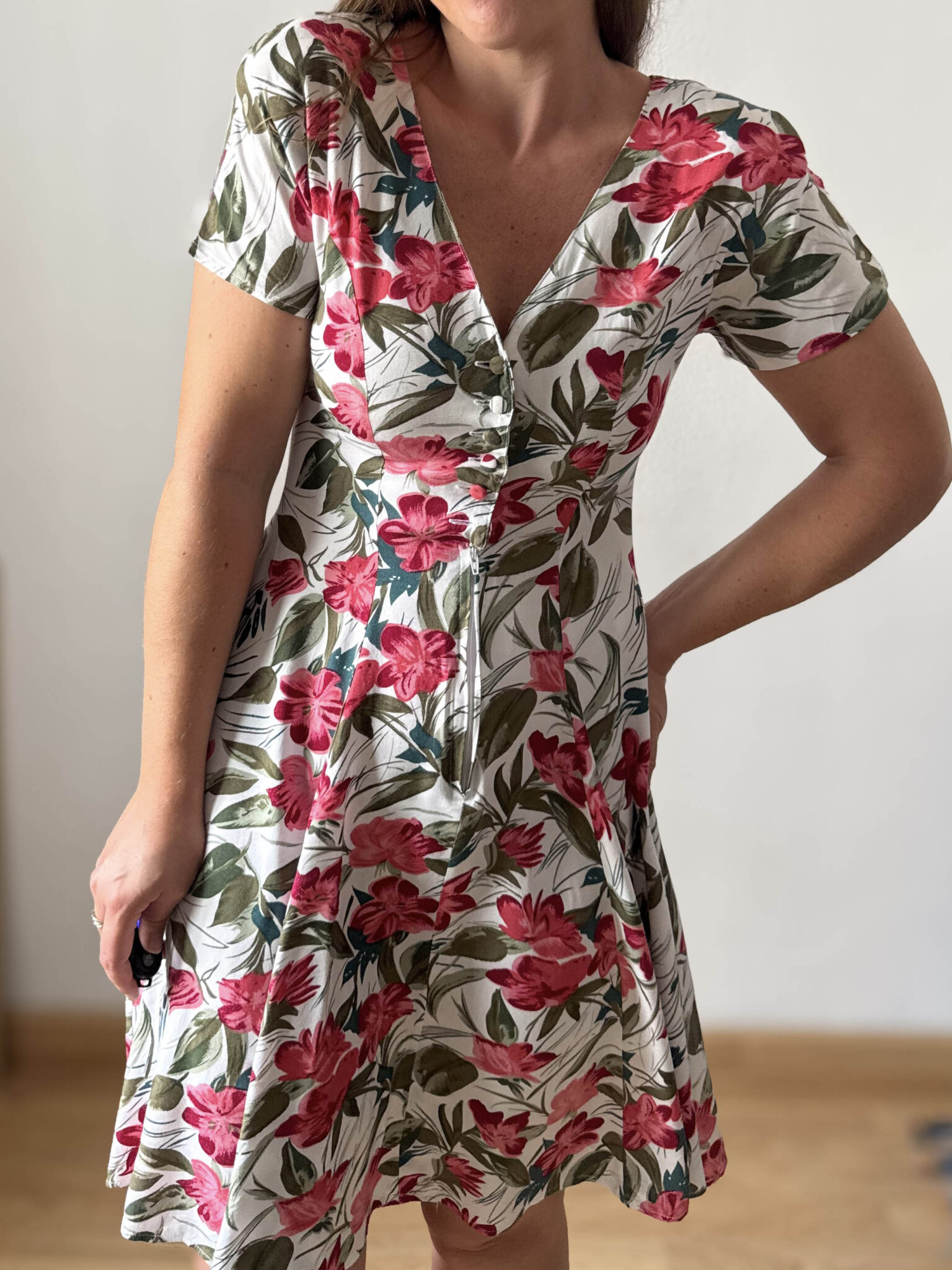 VESTIDO CORTO CREMALLERA