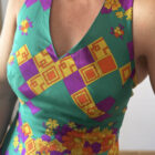 Imagen de Vestido espalda cruzada años70 (1)