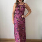 Imagen de Vestido largo de fiesta años70 (6)