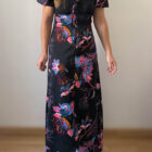 Imagen de Vestido nido de abeja años70 (2)