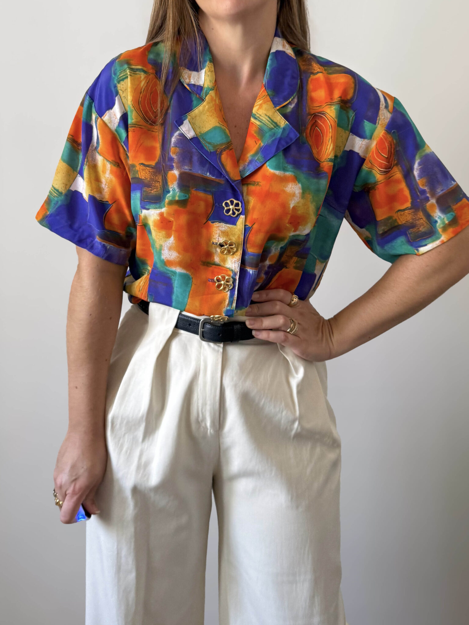 Imagen de Blusa con botones metálicos (6)