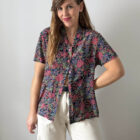 Imagen de Blusa de seda escote v (2)