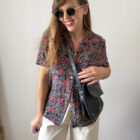 Imagen de Blusa de seda escote v (6)