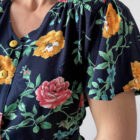 Imagen de Blusa floral con cinturon (6)
