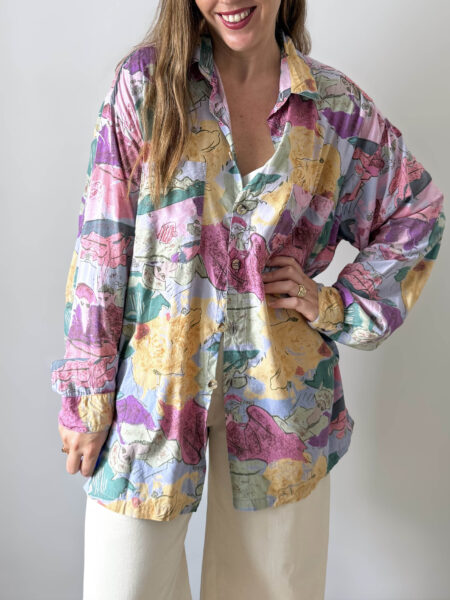 Imagen de Camisa corte oversize estampado pastel (3)