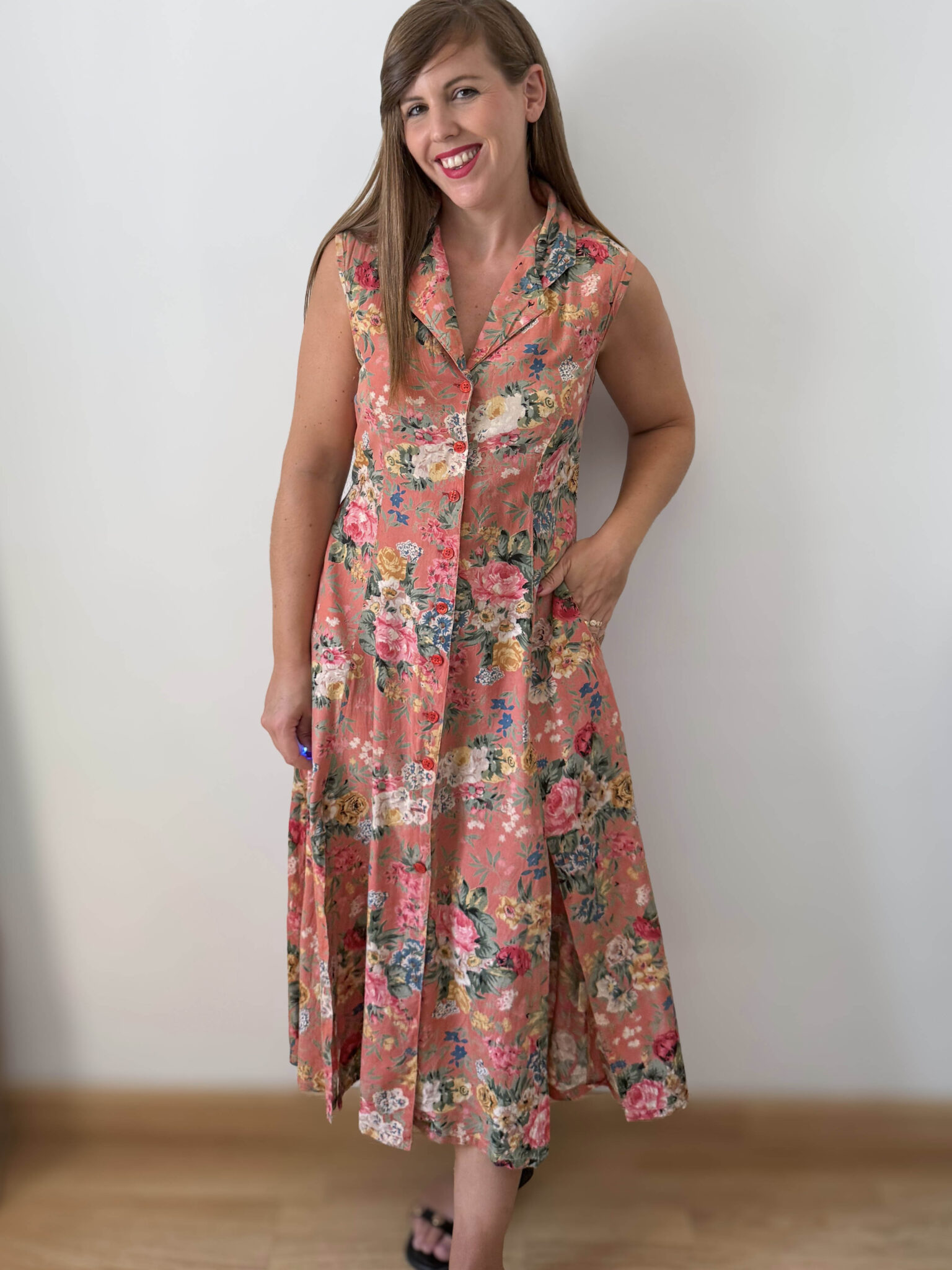 Imagen de Vestido con panel calado (6)
