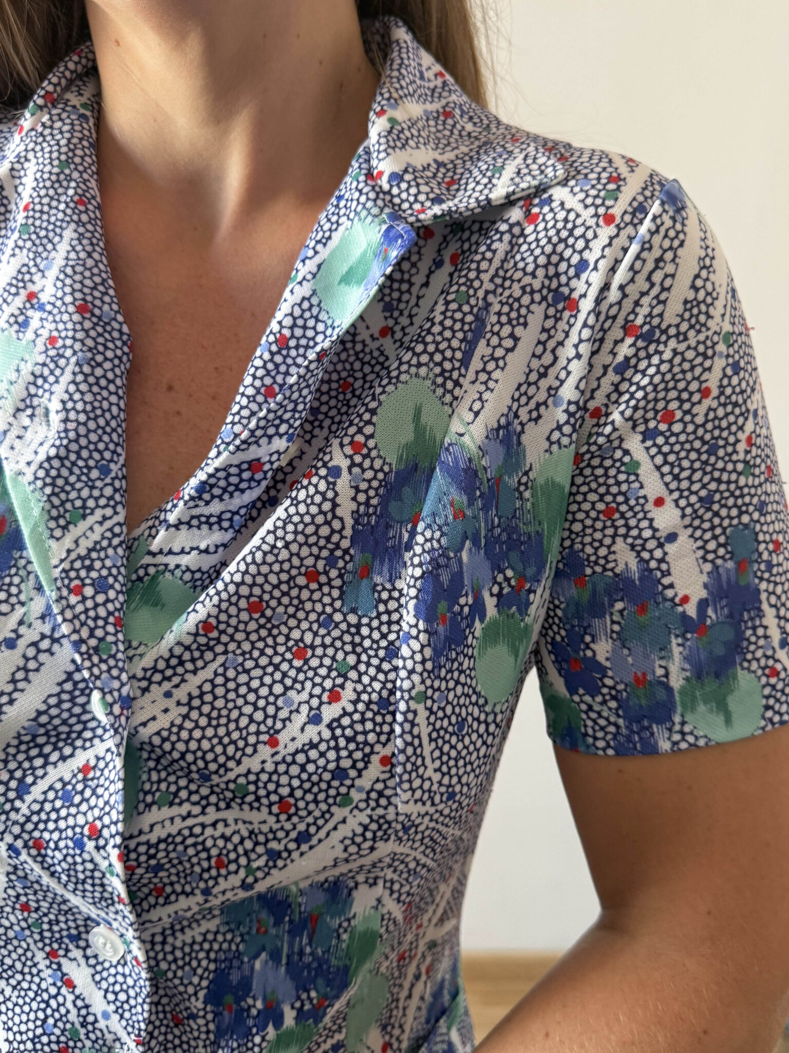 Imagen de Vestido fabricado en francia años70 (6)