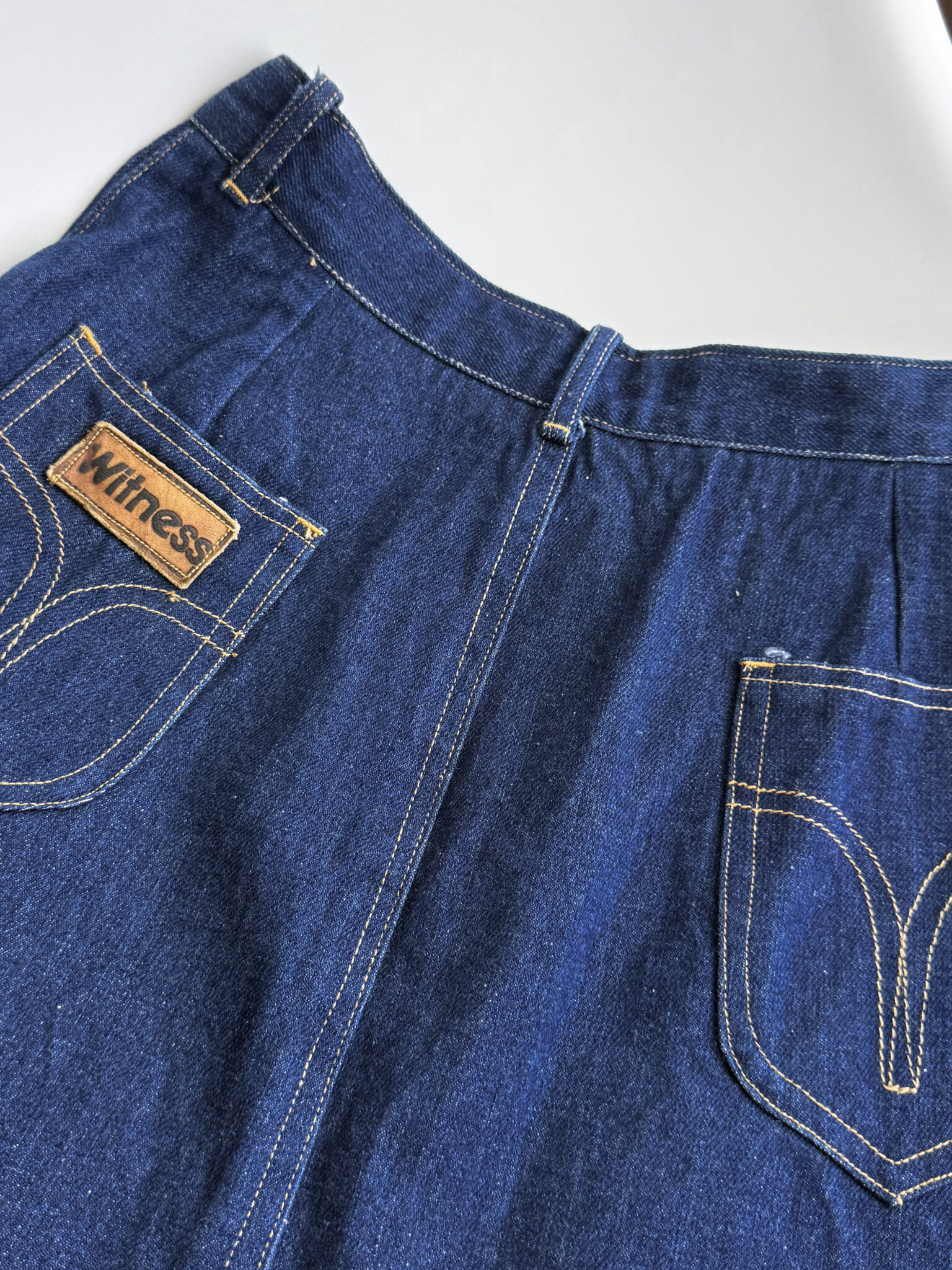 Imagen de Falda denim de talle alto (3)