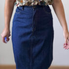 Imagen de Falda denim de talle alto (4)
