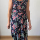Imagen de Vestido floral con tejido plisado (2)