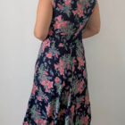 Imagen de Vestido floral con tejido plisado (3)