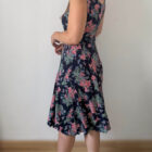 Imagen de Vestido floral con tejido plisado (4)