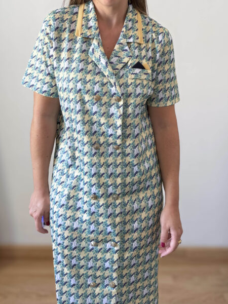 Imagen de Vestido frances pata de gallo (3)
