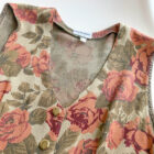 Imagen de Chaleco floral años70 (1)