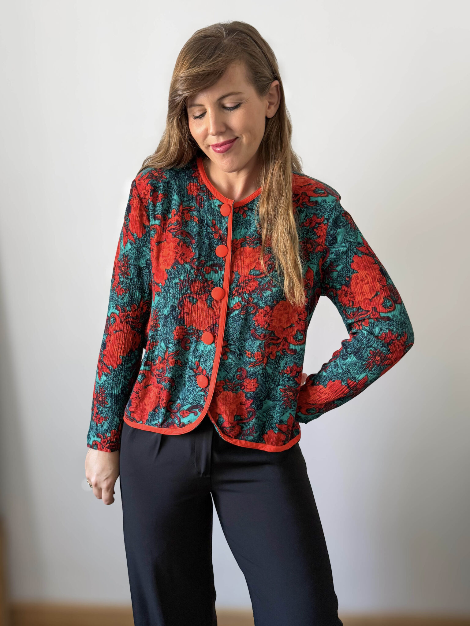 Imagen de Chaqueta fina textura plisada (5)