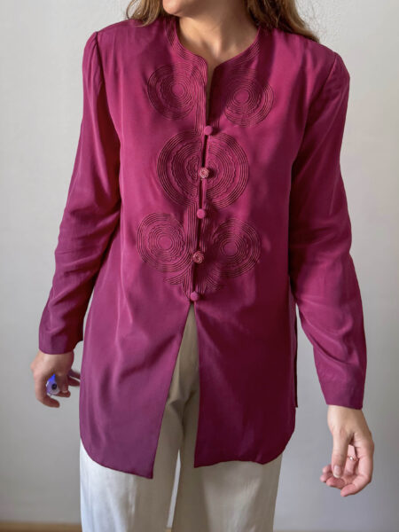 Imagen de Chaqueta tipo oriental en seda (7)