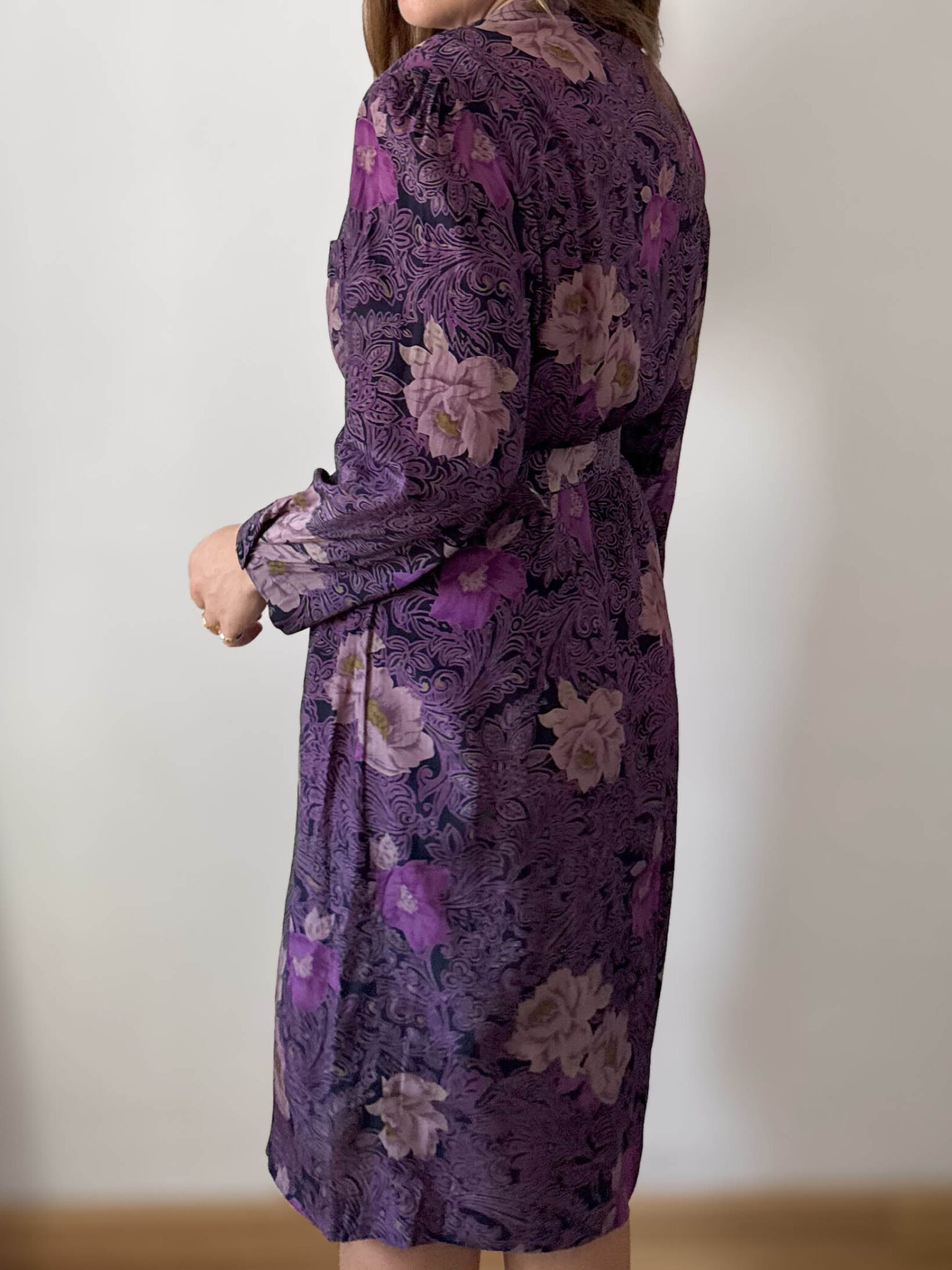 Imagen de Vestido italiano tejido sedoso (1)