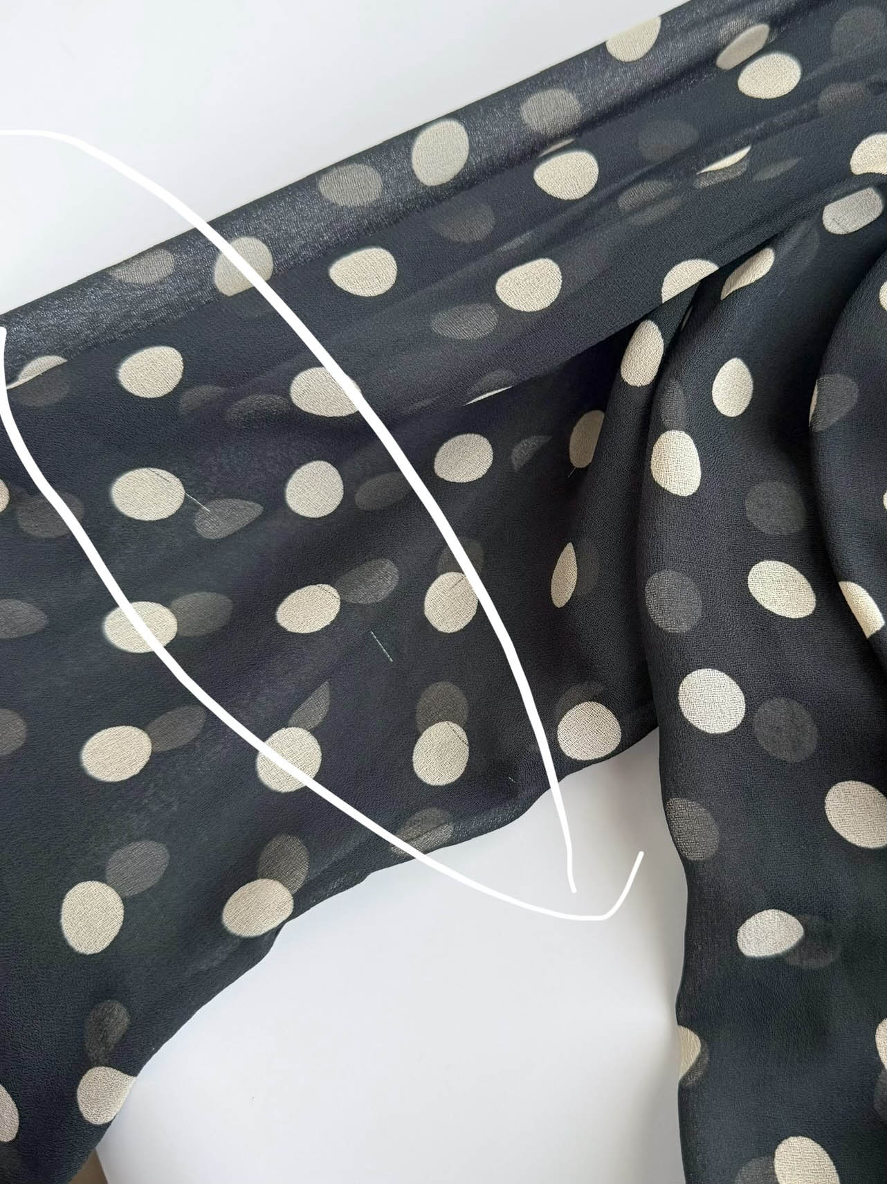 Imagen de Blusa con estampado lunares años70 (10)